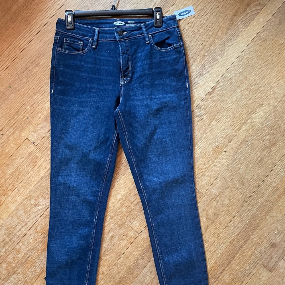 Old Navy Rockstar Super Skinny High Rise Jeans - size 8